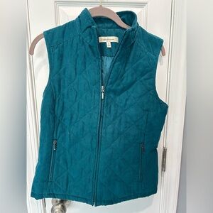 Croft & Barrow Women's Teal Quilted Vest